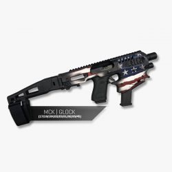 CAA MCK MICRO CONVERSION KIT GLOCK 9/40 W/BRACE RED/WHT/BLU USA PATRIOT