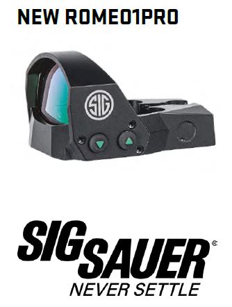 SIG ROMEO 1 PRO OPTIC 3MOA PROGRAM ONLY