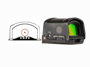 SIG SAUER ROMEO2 RED DOT SIGHT BALLISTIC CIRCLE DOT